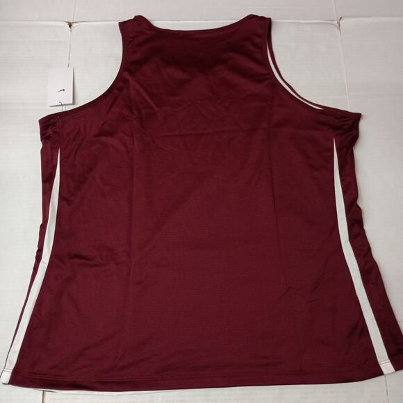 Nike Dri-FIT Stock Reversible Practice Basketball Jersey Women's 3XLT Maroon - Picture 6 of 8
